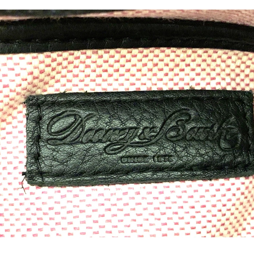 Dooney & Bourke Black Pebble Grain Leather Hobo Shoulder Bag Vintage Like New - Picture 7 of 7